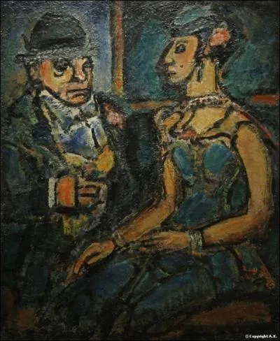 Qui a peint Grant de cirque avec une saltimbanque ?