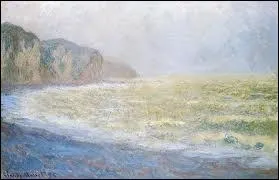 Quel peintre dont une toile clbre a donn son nom  l'impressionnisme a peint ce tableau intitul Mauvais temps  Pourville  ?