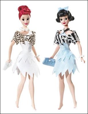 Ces deux Barbie sont des personnages d'un dessin anim trs clbre, elles se prnomment Wilma et Betty. Ce sont ?