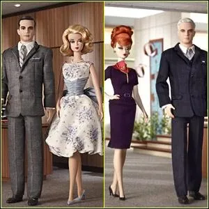 Ces poupes Barbie sont sorties tout droit de la srie amricaine se droulant dans les annes 60, srie en vogue l-bas (diffuse en France sur Canal+), qui est ?