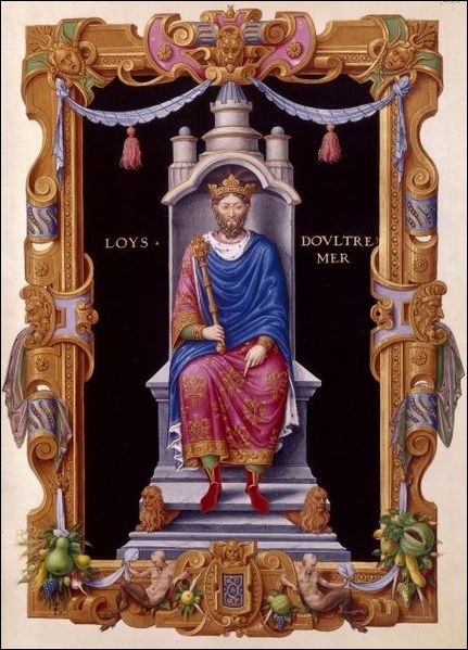 Louis IV roi des Francs de 936 à 954 était un visionnaire; il succéda à Raoul et se tua à cheval, chute qu'il n'avait pas vue venir.