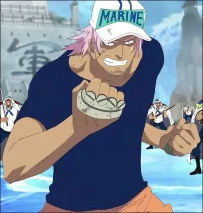 Que retrouve Ironfist Fullbody dans sa soupe avant de se faire clater la tte par Sanji Sur le bateau-restaurant Le Baratie de Zeff ?
