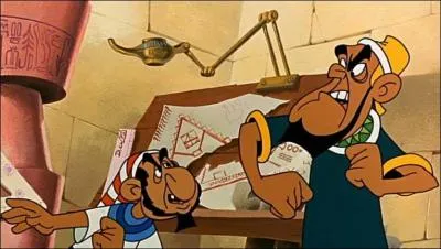 Quel est le mtier de Numrobis et d'Amonbofis dans  Astrix et Cloptre  ?