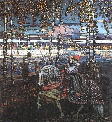 Est-ce Kandinsky qui a peint Couple  cheval ?
