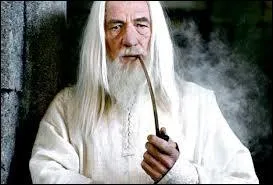 Quel est le nom de ce vieux magicien qui fume la pipe ?