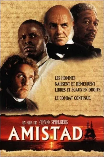 Dans  Aminstad , drame historique sur l'esclavage ralis en 1997, quel rle joue Morgan Freeman ?