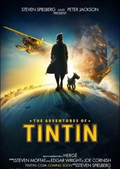 Quels albums de BD ont servi  Spielberg pour laborer le scnario de son film   les Aventures deTintin : Le Secret de la Licorne   sorti en 2011 ?