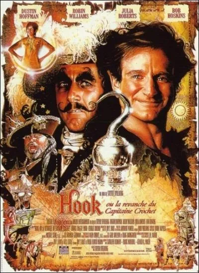 Qui revt les habits du Capitaine Crochet dans   Hook  , film fantastique ralis en 1991 ?