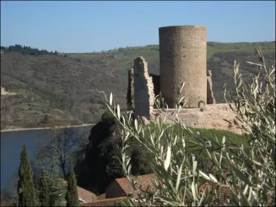 Au sommet d'un rocher surplombant les eaux, ce village est couronn par les vestiges d'une forteresse, son glise prsente d'intressantes peintures murales du treizime, c'est :