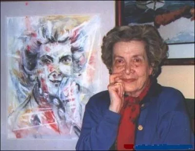 Hassan Massoudi rencontra cette femme de lettres libanaise, ne en Egypte et dcde  Paris en 2011. Il fit de merveilleuses illustrations pour l'un de ses ouvrages.