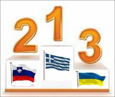 Grce, Slovnie et Ukraine... De quel top 3 s'agit-il ?