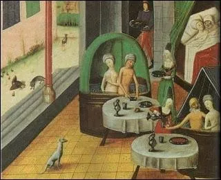 "Li baings sont chauds, c'est sans mentir, li baings sont chauds, c'est sans mentir". Quel instrument appuie la psalmodie du garçon étuveur qui parcourt les rues après le lever du jour ?