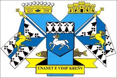La devise de la ville est  Unanet e vimp krev , qui peut se traduire par :