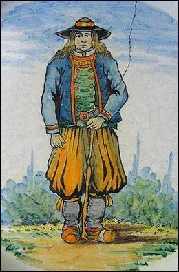 Ce dcor du  Petit Breton  est reprsentatif d'une production quimproise qui a vu le jour dans la ville au dbut du XVIIIe sicle. Il s'agit de...