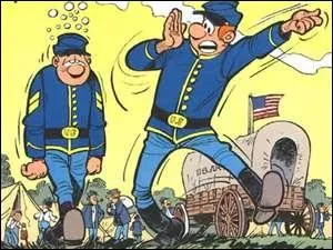 Qui est Arabesque, animal apparaissant dans la srie de bande dessine  Les Tuniques bleues  ?