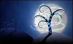 Complétez : "Je rêve. (... ) noir enfumé de (... ) d'un bleu très sombre,