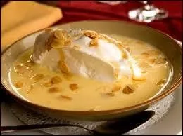 Quelle sauce accompagne toujours les oeufs  la neige ?