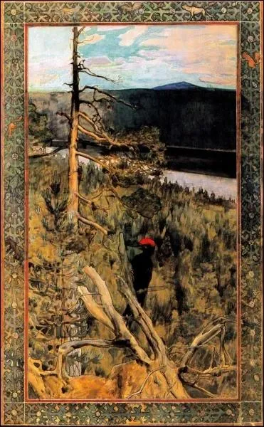 Le grand pic noir - terre sauvage, 1893