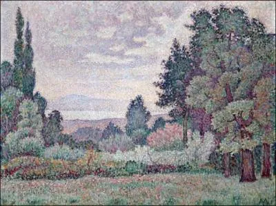 Paysage aux deux cyprs, 1904-05