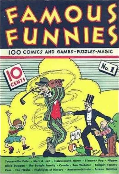 1908 est l'anne de la premire sortie de quelle BD ?