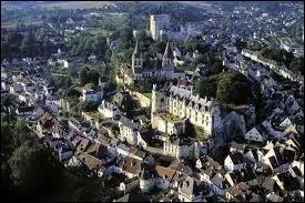 Voici une vue arienne de Loches. O situez-vous la ville natale du regrett Jacques Villeret ?