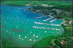 Voici Le Marin sur cette vue arienne. O se situe cette station balnaire ?