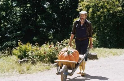 Comment s'appelle l'outil que pousse ce monsieur ?
