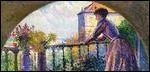 Quel peintre a reprsent sa femme sur le balcon  Paris, rue Cortot ?