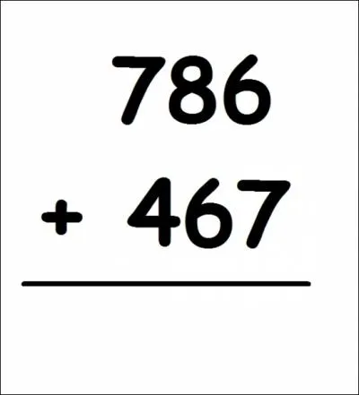 Effectuez cette addition :