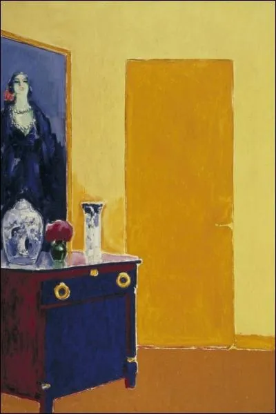 Qui a peint Intrieur  la porte jaune ?