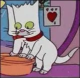 Comment s'appelait le quatrime chat des Simpson ?