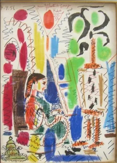 A qui doit-on le dessin  L'atelier de Cannes  ?