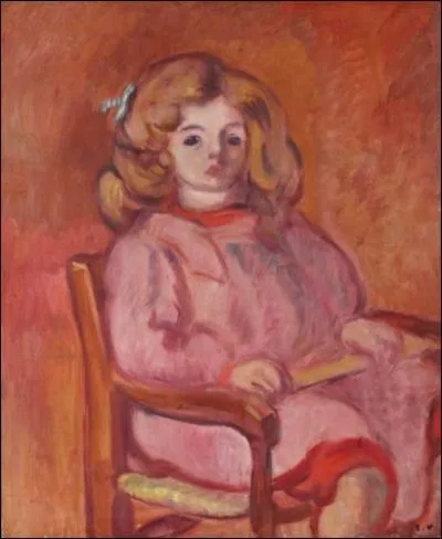 Qui a peint L'enfant rose ?