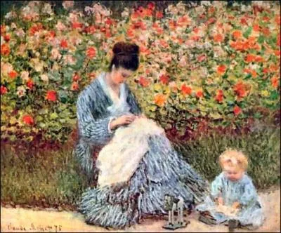 Qui a peint Camille et un enfant dans le jardin ?