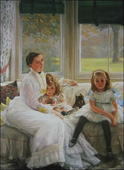 Qui a peint La famille Chapple de Lower Lee Walton ?