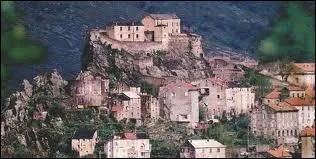 O est localise Corte et sa citadelle ?