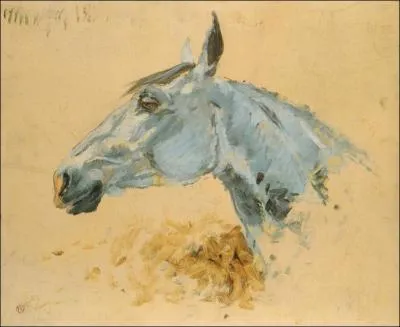 Qui a peint Cheval blanc Gazelle ?