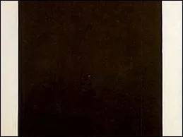 Qui a peint Carr� noir sur fond blanc ?