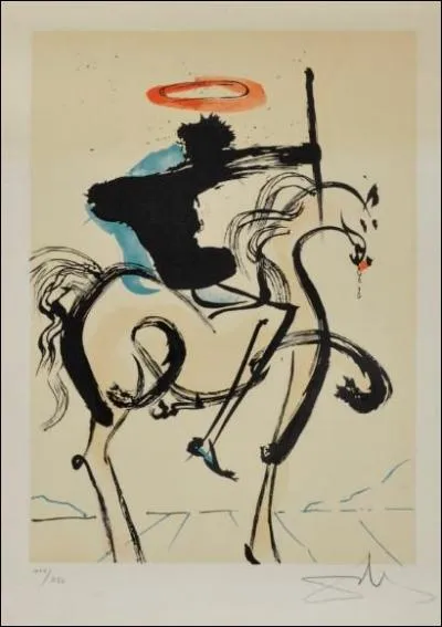 Qui a r�lalis� la lithographie Le cheval noir ?