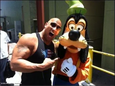 Qui est � c�t� de The Rock ?
