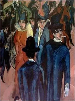 Est-ce Kirchner qui a peint Scne de vie dans une rue de Berlin ?