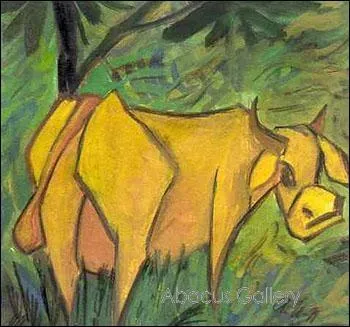 Est-ce Kirchner qui a peint La vache jaune ?