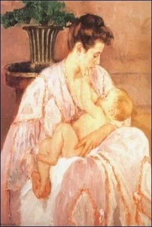 Mre allaitant son enfant.