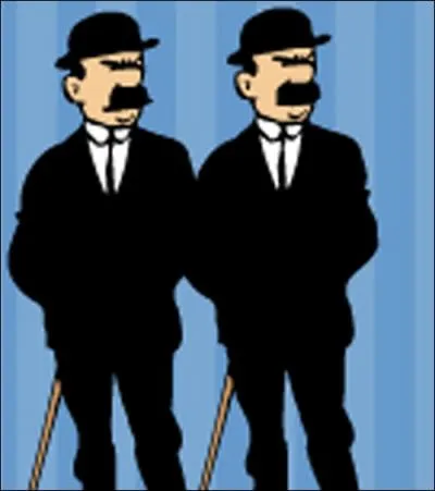 Tout le monde connat le duo de policiers des aventures de Tintin, mais o est Dupond sur l'image ?
