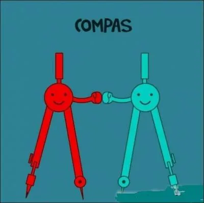 Qu'arrive-t-il lorsque l'on ouvre les branches d'un compas ?