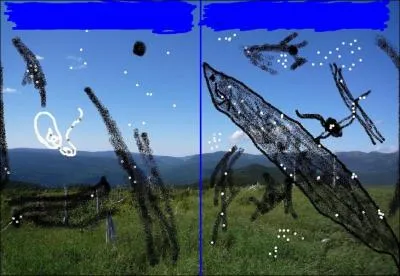 Que sont les mouches que l'on voit quelquefois passer devant les yeux surtout lorsque l'on regarde une surface claire ?