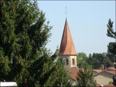 La ville de Ceyzriat sur les contreforts du Revermont possde une glise avec un curieux clocher tors, cette ville est dans :
