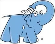 Quelle est l'activit de l'entreprise franaise qui a choisi cet lphant bleu pour la reprsenter ?