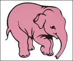 Sur quelle boisson pouvez-vous voir cet lphant rose ?