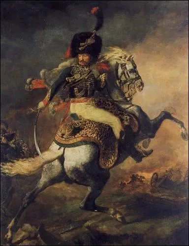 Officier de chasseurs  cheval de la garde impriale chargeant, 1812
